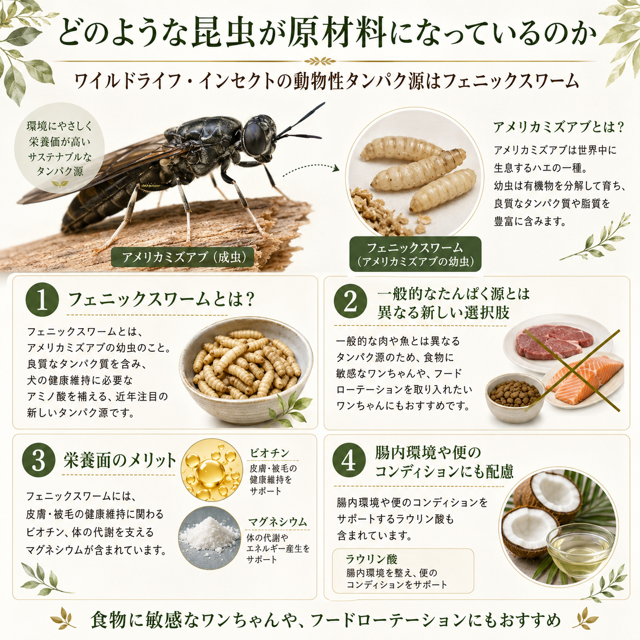 昆虫食,ドッグフード,昆虫食ドッグフード,昆虫,コスパ,安い,インセクト
