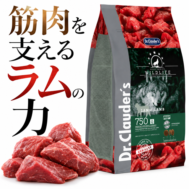ワイルドライフ・ラム 11.5kg（粒サイズ約15.5mm）