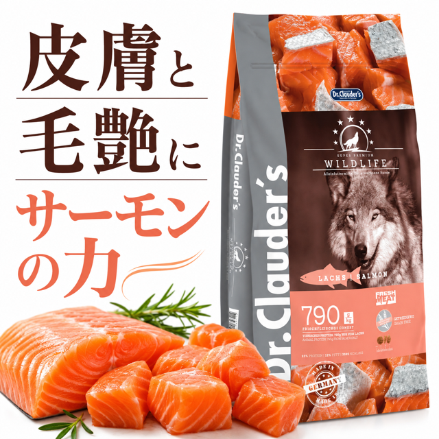 【5％お得な定期便！】ワイルドライフ・サーモン 11.5kg（粒サイズ14mm）
