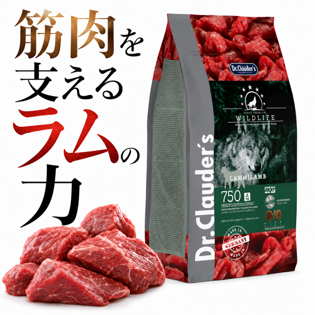 ワイルドライフ・ラム 2kg（粒サイズ15.5mm）