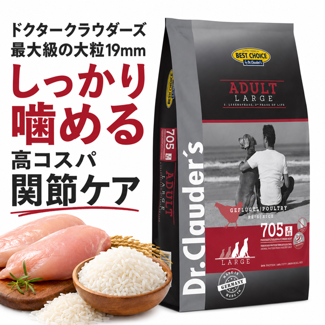 ベストチョイス・アダルトラージ（大粒） 12.5kg（粒サイズ19mm）