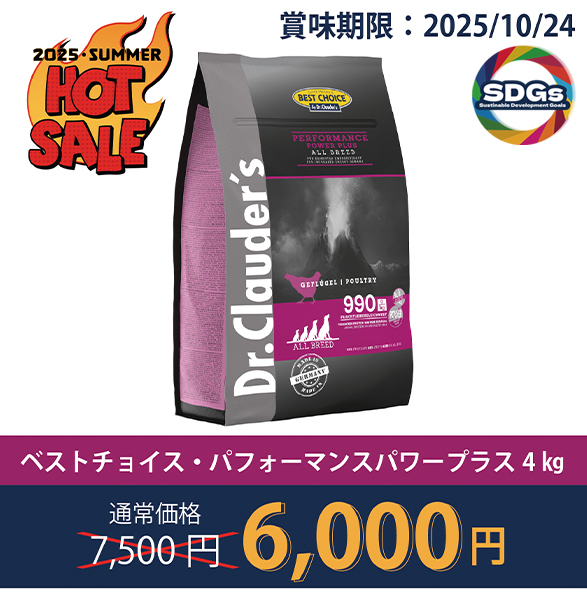 【2025サマーセール】ベストチョイス・パフォーマンスパワープラス 4kg